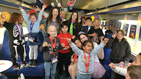 רכבת החיוכים, צילום: גדולים מהחיים